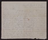 Letter from Richard Commander to his mother
